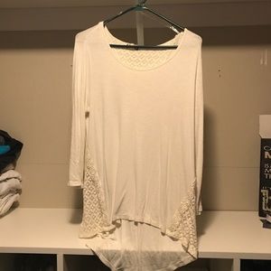 Cream colored blouse